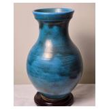 Gorgeous Studio Art Ceramic Blue Vase - Ben Owen