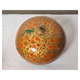 Stunning Kashmiri Paper Mache Lidded Jar
