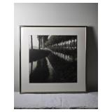 Shadowy Belgian Fine Art Photography Print - Lynn Geesamen - Canal, Brugge to Damme