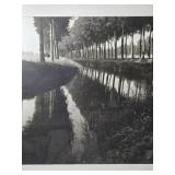 Shadowy Belgian Fine Art Photography Print - Lynn Geesamen - Canal, Brugge to Damme