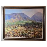 Fine Art Original Painting - Macario Pascual - Morning in West Maui