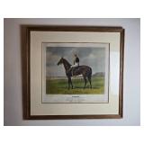 Classic British Horse Racing Etched Print - Sceptre - A.C. Havell