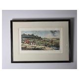 Classic British Hunting Etched Print - Full Cry