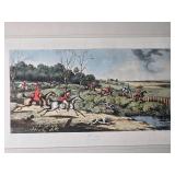 Classic British Hunting Etched Print - Full Cry