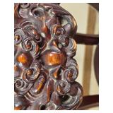 Antique Japanese Meiji Era Carved Pedestal