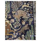 Persian Wool Qom Hunting Rug - 7