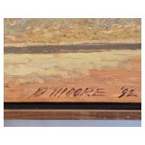 Original Industrial Fine Art Painting - Bruce Moore - Smokestack