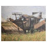 Original Industrial Fine Art Painting - Bruce Moore - Harvest Processing