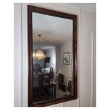 Gorgeous Burlwood Frame Accent Mirror