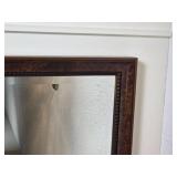 Gorgeous Burlwood Frame Accent Mirror