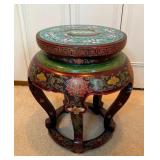 Gorgeous Vintage Chinese Lacquered Fish Bowl Stand
