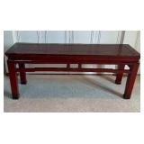 Antique Chinese Rosewood Bench - Qing Dynasty