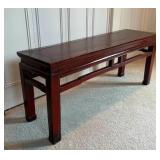 Antique Chinese Rosewood Bench - Qing Dynasty