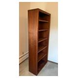 Elegant 5-Shelf Bookcase - B