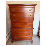 Classic Vintage English Highboy Dresser