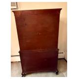 Classic Vintage English Highboy Dresser