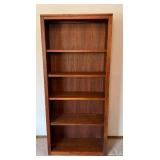 Elegant 5-Shelf Bookcase - A