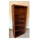 Elegant 5-Shelf Bookcase - A