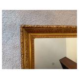 Vintage Gold Gilt Frame Tall Accent Mirror