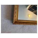 Vintage Gold Gilt Frame Tall Accent Mirror