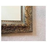 Gorgeous Vintage Gold Gilt Frame Accent Mirror