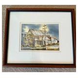 Original Fine Art Watercolor Painting - Seaswept House
