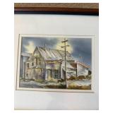 Original Fine Art Watercolor Painting - Seaswept House