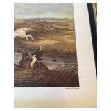 Classic British Etching Print Serving Tray - Full Cry