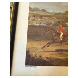 Classic British Etching Print Serving Tray - Full Cry