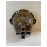 Vintage Drip Glaze Footed Vessel