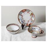 Japanese Kutani Ware Tea Pieces