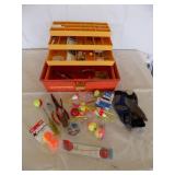 Tackle Box and Items Game Fisher Box