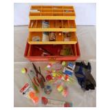 Tackle Box and Items Game Fisher Box