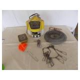 Fishing Items Pan Fish Basket Stringers Frabill Flow Troll, Bucket Marine First Aid Kit