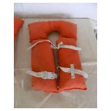 2 – Vintage orange life vests