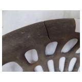 Antique cast-iron tractor seat, Champion brand
