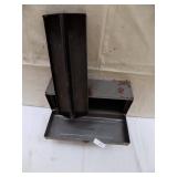 Metal tool box, size:19 x 7 x 7 1/2“