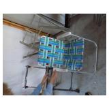 Lawn Chair & 2 Racks