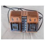 Rigid Rapid Max Twin Battery Charger