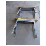 2 - Folding sawhorses