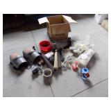 Knee Pads, Sandpaper, Plastic Fittings PVC, Teflon Tape, Screws, Soldering Items