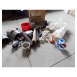 Knee Pads, Sandpaper, Plastic Fittings PVC, Teflon Tape, Screws, Soldering Items