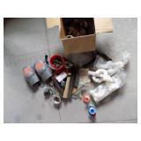 Knee Pads, Sandpaper, Plastic Fittings PVC, Teflon Tape, Screws, Soldering Items