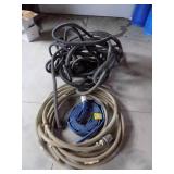 Lot Of Sump Pump Hose And Connections SF-10, 1 1/2" Discharge, Blue
