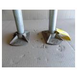 2 Dock Legs with Pads 1 3/4” x 18”