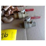 Plumbing copper Fittings & Brass Valves ½ – ¾