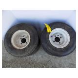 4 Trailer Tires – 4 Hole Rims
