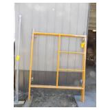 Scaffolding & Braces, Yellow, 60x76, with 2- 7’ brace pipes (In Shed)