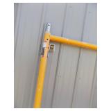 Scaffolding & Braces, Yellow, 60x76, with 2- 7’ brace pipes (In Shed)