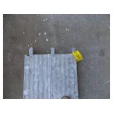 MetalTech Aluminum Scaffolding Platforms, 19”x7’, 75 lbs cap